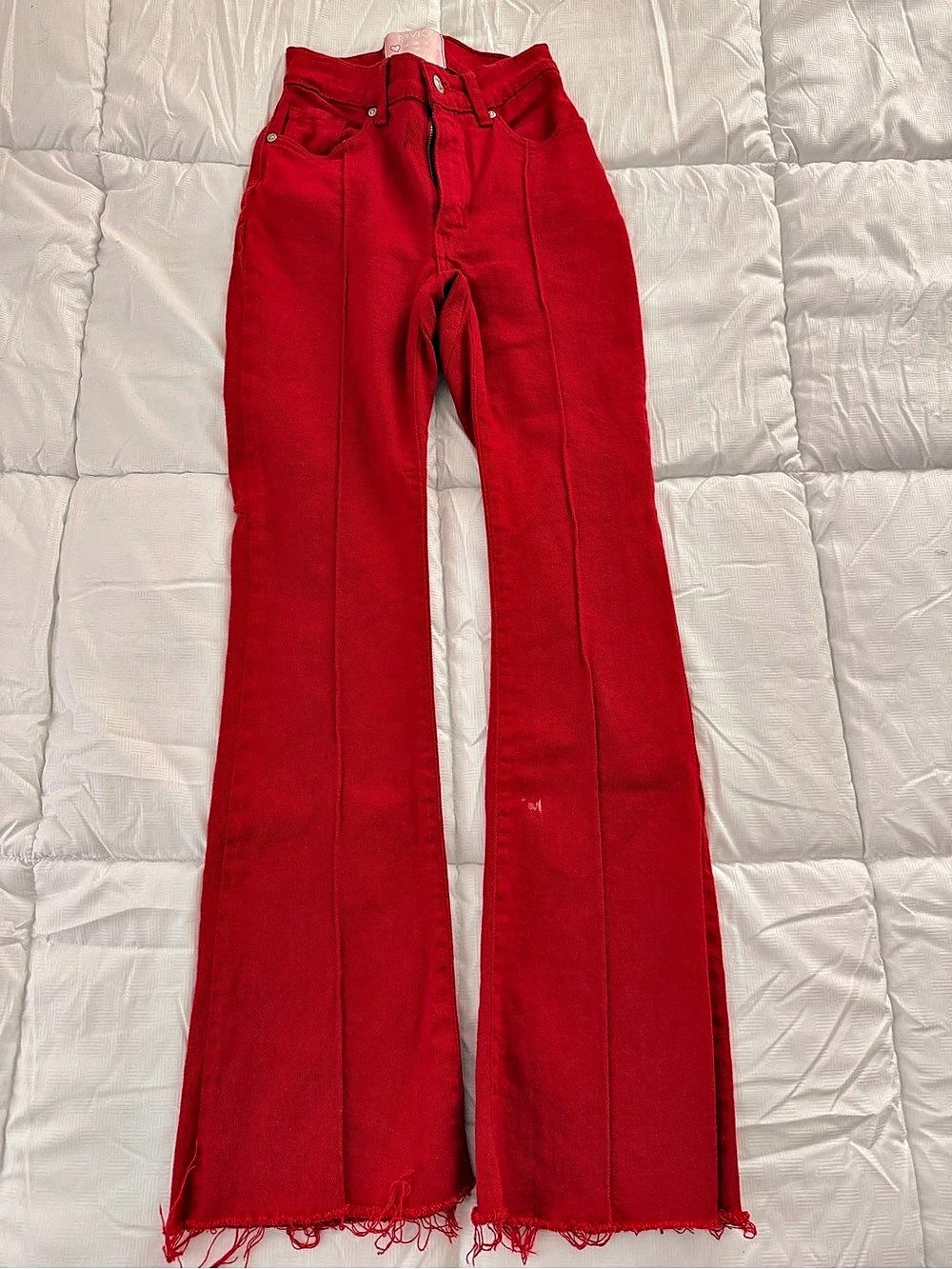 revice Red Flare Jeans Size 23